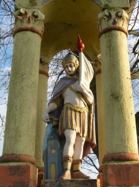 Figura Św.Floriana w Woli Drwińskiej.