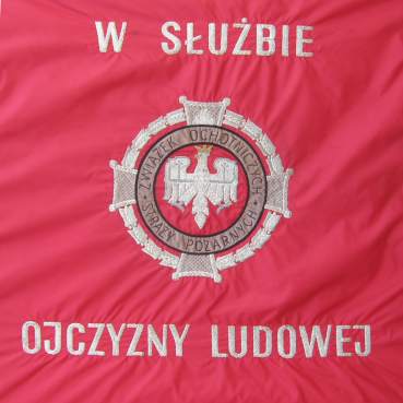 Sztandar OSP Łąkta Górna - Gmina Żegocina.