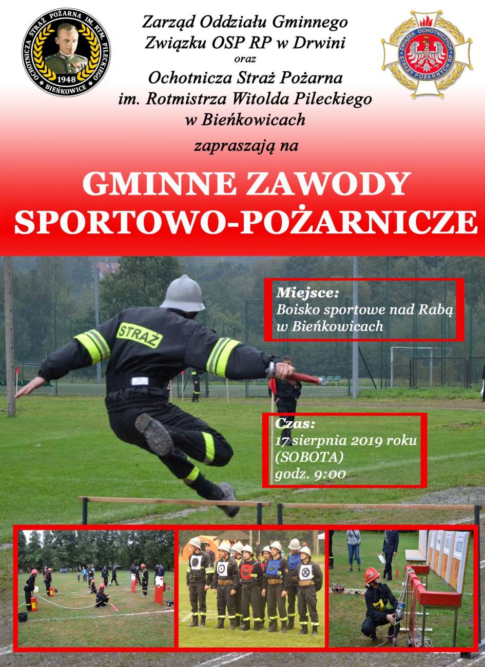 Zaproszenie na zawody sportowo-pożarnicze Gminy Drwinia - 03.05.2013 r.