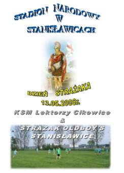 Mecz KSM Lektorzy Cikowice - Straak Oldboys Stanisawice.