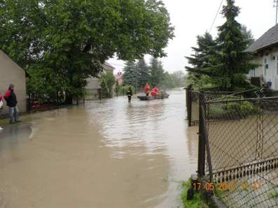 Akcja powodziowa - maj 2010.