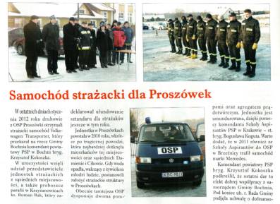 Artykuł w miesięczniku "Ziemia Bocheńska".