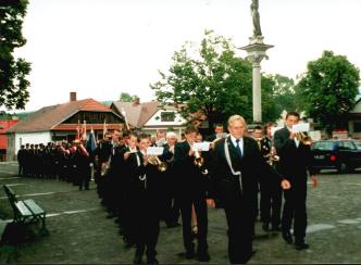 Orkiestra OSP Lipnica Dolna 2001 r.