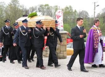 Pogrzeb druha Ludwika Mroczka.