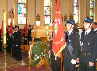 Pogrzeb druha Ludwika Mroczka.