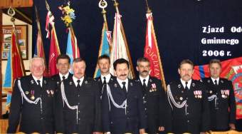 Zarząd Gminnego Oddziału ZOSP RP w Trzcianie w kadencji 2006-2010.