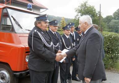 Gratulacje z tytułu uzyskania samochodu złożył bytomskim strażakom Leopold Grabowski.