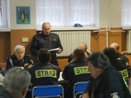 Gminne ćwiczenia taktyczno - bojowe w Żegocinie - 25.11.2014 r.