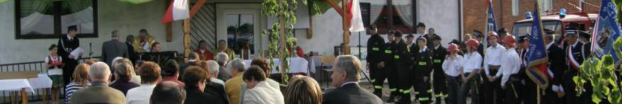 Strażacka uroczystość w Ispini, gmina Drwinia - 9 maja 2009 r.
