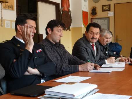 Posiedzenie Zarządu OP ZOSP RP w Bochni w dniu 07.04.2014 r.