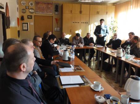 Posiedzenie Zarządu OP ZOSP RP w Bochni w dniu 16.01.2014 r.