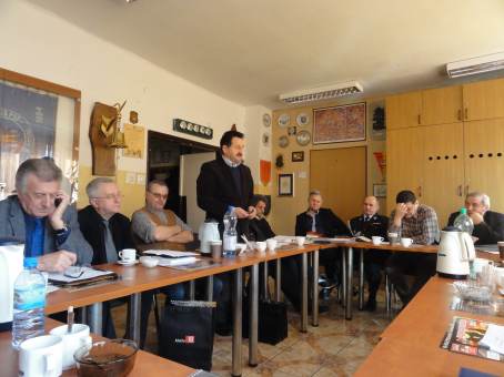 Posiedzenie Zarządu OP ZOSP RP w Bochni w dniu 16.01.2014 r.