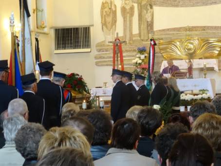 Pogrzeb Druha Mieczysława Nowaka - Łapanów - 25.04.2014 r.