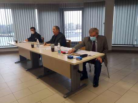 Posiedzenie Prezydium Zarządu OP ZOSP RP w Bochni - 04.02.2022 r,.