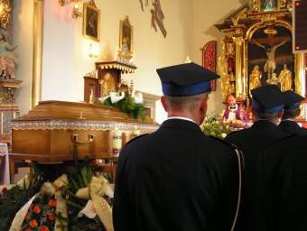 Pogrzeb Franciszka Kukli.